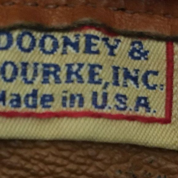 VINTAGE Dooney & Bourke British Tan Satchel Bag - Picture 6 of 12